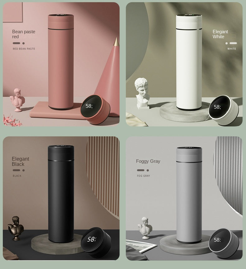 Thermos intelligent 480ml avec affichage température - Acier inoxydable