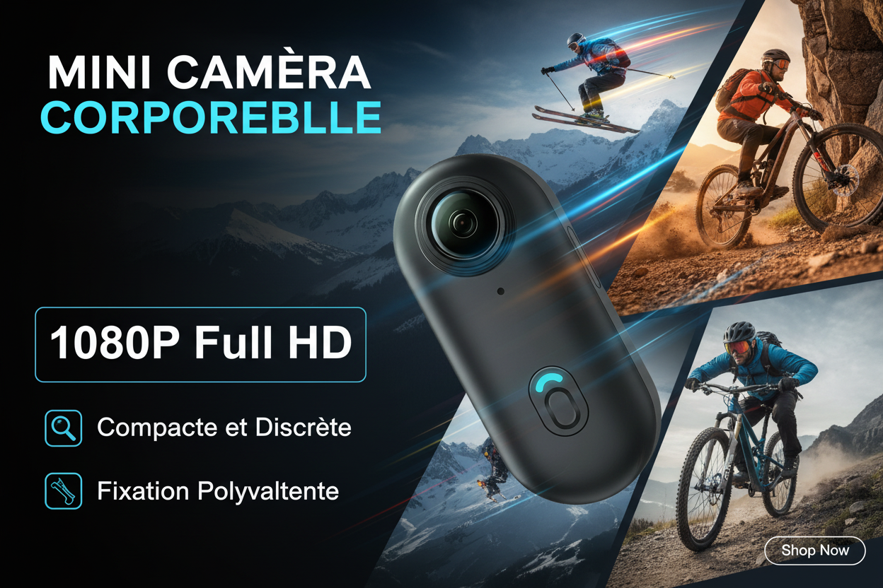 Image promotionnelle mini caméra corporelle