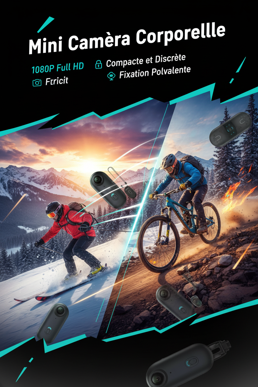 Mini caméra - Format vertical